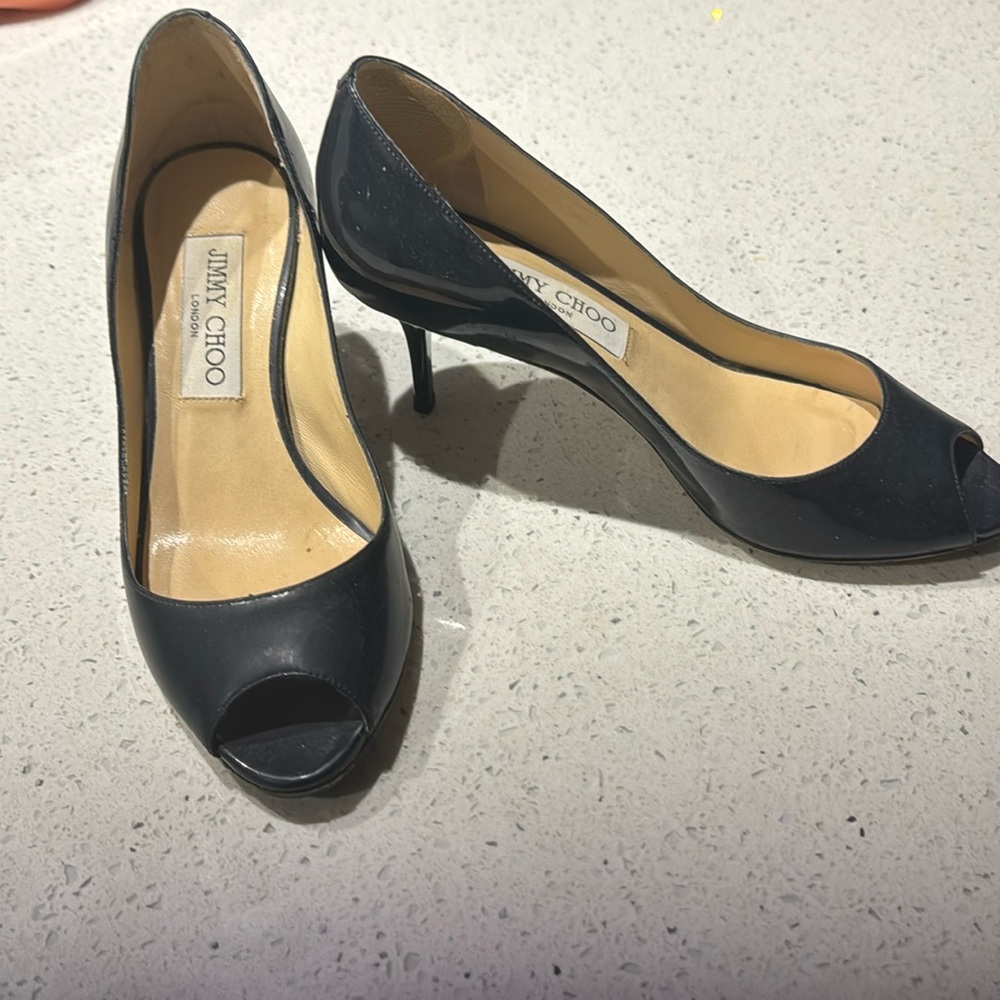 Jimmy Choo leather pumps